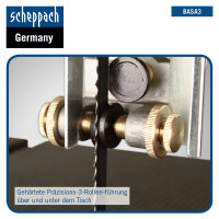 SCHEPPACH Bandsäge Holzbandsäge Tischsäge Holzsäge 400V UG und Fahrwerk BASA3