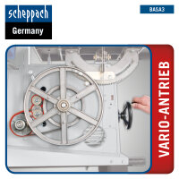 SCHEPPACH Bandsäge Holzbandsäge Tischsäge Holzsäge 400V UG und Fahrwerk BASA3