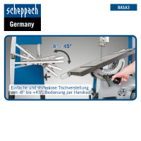 SCHEPPACH Bandsäge Holzbandsäge Tischsäge Holzsäge 400V UG und Fahrwerk BASA3
