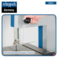 SCHEPPACH Bandsäge Holzbandsäge Tischsäge Holzsäge 400V UG und Fahrwerk BASA3