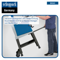 SCHEPPACH Bandsäge Holzbandsäge Tischsäge Holzsäge 400V UG und Fahrwerk BASA3
