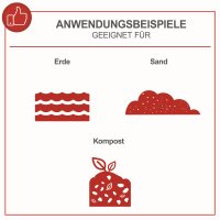 SCHEPPACH RS350 Gartenrollsieb Trommelsieb Siebtrommel Kompostsieb Erdsieb 230V