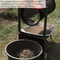 SCHEPPACH RS350 Gartenrollsieb Trommelsieb Siebtrommel Kompostsieb Erdsieb 230V
