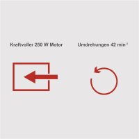SCHEPPACH RS350 Gartenrollsieb Trommelsieb Siebtrommel Kompostsieb Erdsieb 230V