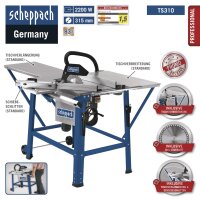 SCHEPPACH TS310 Tischkreissäge Kreissäge...