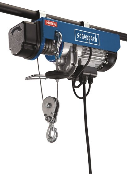 SCHEPPACH HRS400 Elektrischer Seilzug Winde 400 kg Tragkraft