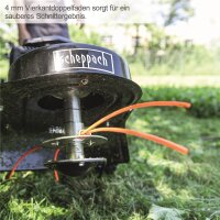 Scheppach Wiesenmäher Hochgrasmäher Benzin 56cm 4,1 PS HMP161-56B *2.Wahl*