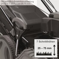 Scheppach Rasenmäher Benzin mit Antrieb Trike 51cm 6in1 5,2PS MS197-51B *2.Wahl*