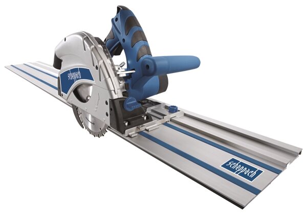 SCHEPPACH PL55 Tauchsäge Tauchkreissäge mit Führungsschiene Handkreissäge 1200W
