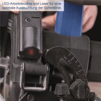 Scheppach Akku Handkreissäge 20V Gehrungssäge 53mm Schnitt C-HCS165-X ohne Akku