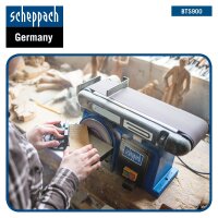 SCHEPPACH BTS900 Bandschleifer & Tellerschleifer Kombi-Schleifer Schleifmaschine