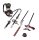 Scheppach 4in1 Benzin Gartenpflegeset Heckenschere Trimmer Rucksack MFH5300-4BP