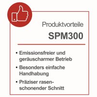 Scheppach SPM300 Spindelmäher Rasenmäher Handrasenmäher 30cm Schnitt *2.WAHL*