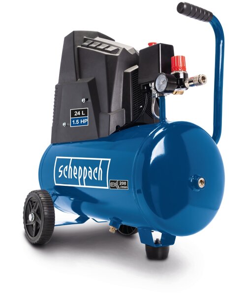Scheppach Kompressor HC30ox Druckluft 8 bar 24L ölfrei 200l Ansaugleistung