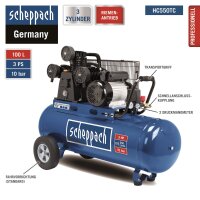 Scheppach Kompressor HC550TC Druckluft 10bar 100L...