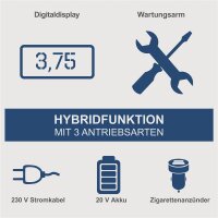 Scheppach AirForce 6 Akku Druckluft Kompressor 10 bar 230 12 20V Hybridbetrieb
