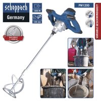 SCHEPPACH PM1200 Handrührgerät Betonmischer...