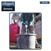SCHEPPACH PM1200 Handrührgerät Betonmischer Mörtelrührer Rührwerk Zementmischer