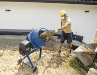SCHEPPACH Betonmischer SET Mix 125 L Mörtelmischer inkl Siebtrommel Kompostsieb