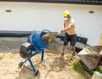 SCHEPPACH Betonmischer SET Mix 140 L Mörtelmischer inkl Siebtrommel Kompostsieb