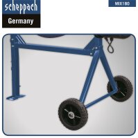 Scheppach Betonmischer Mix 180 L Mörtelmischer Zementmischer Betonmischmaschine