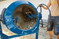 SCHEPPACH Betonmischer SET Mix 200 L Mörtelmischer inkl Siebtrommel Kompostsieb