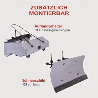Scheppach Kehrmaschine Benzin 100cm Laubsammler Schneeschieber 3in1 SET SC2200PE