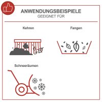 Scheppach Kehrmaschine Benzin 100cm Laubsammler Schneeschieber 3in1 SET SC2200PE