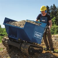 SCHEPPACH Mini Raupendumper DP5000 Benzin Dumper Motorschubkarre 500kg 6,5PS