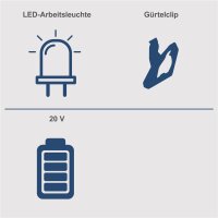 Scheppach Akku Schlagschrauber 20V Akkuschrauber Schrauber C-ID180-X ohne Akku