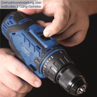 Scheppach Akkuschrauber mit Akku 20V Werkzeugkoffer mobile Werkstatt C-DTB74/1-X