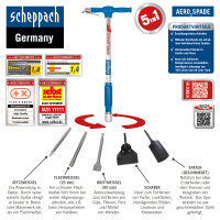 SCHEPPACH Druckluft Spaten Meißel Hammer 5in1...