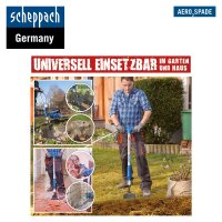 SCHEPPACH Druckluft Spaten Meißel Hammer 5in1 Werkzeug für Kompressor Aero²Spade