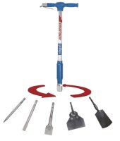 SCHEPPACH Druckluft Spaten Meißel Hammer 5in1 Werkzeug für Kompressor Aero²Spade