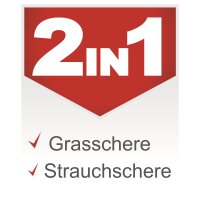 Scheppach Grasschere Strauchschere Akku Rasenschere CGS-15-Li 2in1 *Gebraucht*