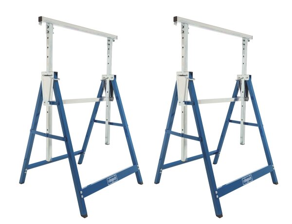 2x Scheppach Gerüstbock höhenverstellbar TUG200 Arbeitsbock Unterstellbock 400kg