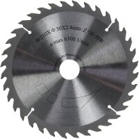 SCHEPPACH Sägeblatt HW 210 x 30 x 2,4 mm 36...