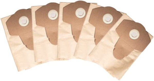 SCHEPPACH 5x Papierfilter Filtersäcke Filter Staubbeutel für NTS20 Nasssauger