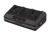 Scheppach Doppelladegerät Systemladegerät 20V...