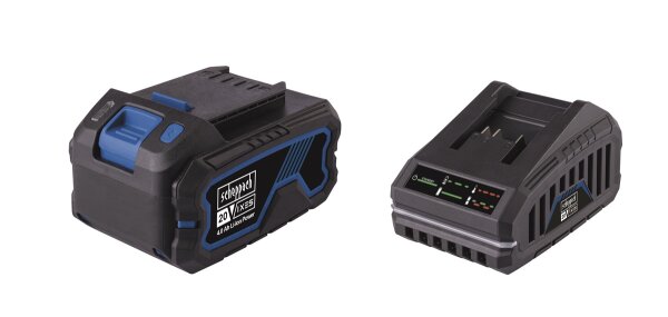 Scheppach Starterkit 4Ah Systemakku 20V und Ladegerät für IXES 20V Serie SBSK4.0