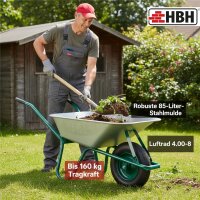 HBH® Schubkarre 85l *leicht & handlich*...