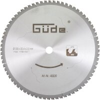 GÜDE Metallkreissägeblatt HM 355x25,4 mm - 72...