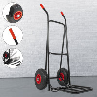 Ravendo Sackkarre Vollgummi PU Rad klappbar Transportkarre 150kg ST150NG PUR