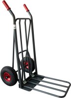RAVENDO Profi Sackkarre klappbar Luftrad 250kg mit EasyTip 50% Gewichtsbelastung