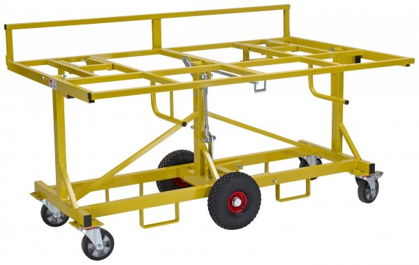 RAVENDO PBT 500L Plattenwagen Transportwagen Plattentransporter 500 kg PU Rad