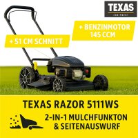 TEXAS Profi Mulchrasenmäher RAZOR 5111WS...