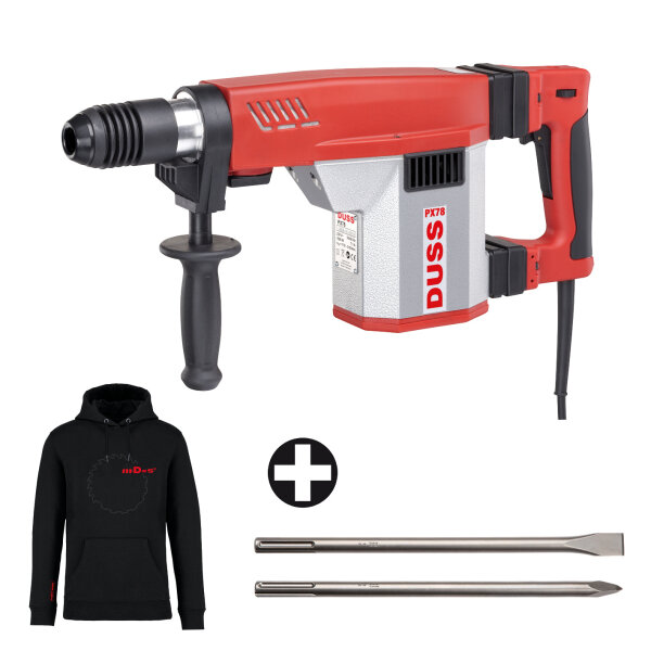 DUSS PX78SET Bohrhammer Meißelhammer Kombihammer 1500 Watt 10 Joule SDS-max