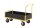 RAVENDO TW 1000L LWS Plattformwagen Transportwagen 0,6x1,0m PU Rad Wand niedrig