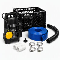 TEXAS WP550E Hochwasser-Set & Flutset mit Tauchpumpe...