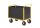 RAVENDO TW 750L HWS Plattformwagen Transportwagen 0,5x0,75m PU Rad Wand hoch